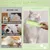 Yiankon Brosse chien auto-nettoyante sous-poil et chat