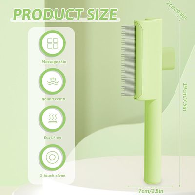 Yiankon Brosse chien auto-nettoyante sous-poil et chat