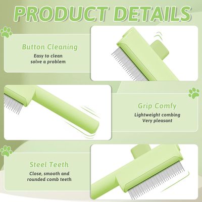 Yiankon Brosse chien auto-nettoyante sous-poil et chat