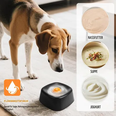 Yiankon chien distributeur lent bol pour liquides friandises Yiankon chien distributeur lent bol pour liquides friandises