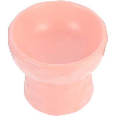 Yiankon animaux surélevé bol alimentaire céramique 250ml rose Yiankon animaux surélevé bol alimentaire céramique 250ml rose