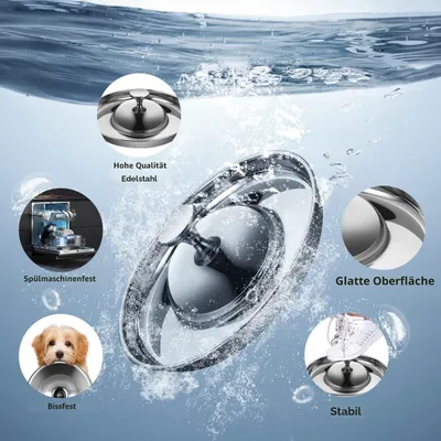 Yiankon bol pour chiot acier inoxydable Yiankon bol pour chiot acier inoxydable