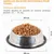 Yiankon Gamelles chien acier inoxydable avec base en caoutchouc Yiankon Gamelles chien acier inoxydable avec base en caoutchouc