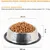 Yiankon Gamelles chien acier inoxydable avec base en caoutchouc