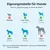 Yiankon Hundespielzeug Baumwollseil 8er Set Bunt Yiankon Hundespielzeug Baumwollseil 8er Set Bunt