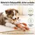 Yiankon Hundespielzeug aus Baumwollseil und Plüsch, Krokodil und Giraffe