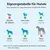 Yiankon Hundespielzeug 2er Set blaues Denim-Seilspielzeug Yiankon Hundespielzeug 2er Set blaues Denim-Seilspielzeug