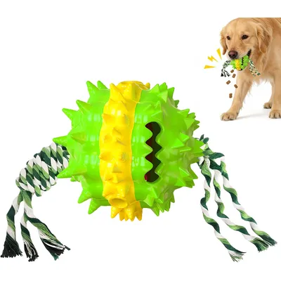 Fukumaru Balle interactive chien avec friandises TPR durable