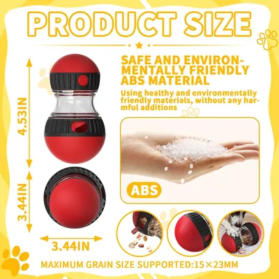 Fukumaru Balle de fouille chien avec friandises interactive