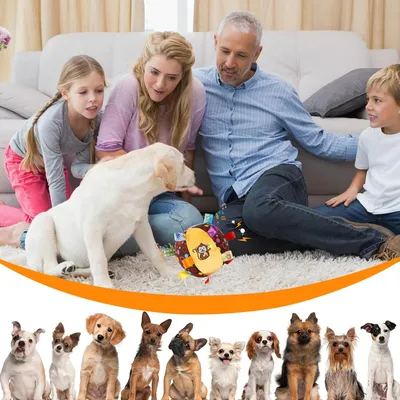 Fukumaru Jouet chien intelligent puzzle avec bruisseur interactif