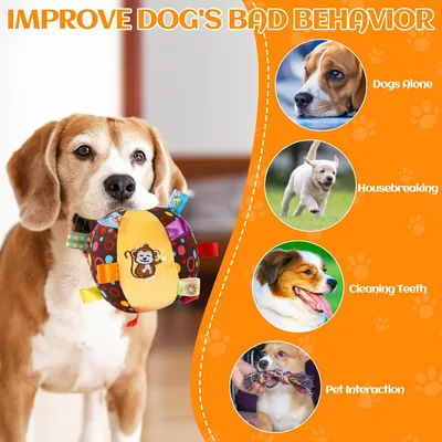 Fukumaru Jouet chien intelligent puzzle avec bruisseur interactif