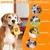 Fukumaru Jouet chien intelligent puzzle avec bruisseur interactif