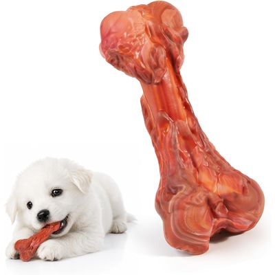 Yiankon Kauspielzeug Hund 15 cm Naturgummi Knochen