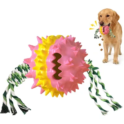 Fukumaru Balle interactive chien avec friandises TPR durable