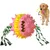 Fukumaru Balle interactive chien avec friandises TPR durable Fukumaru Balle interactive chien avec friandises TPR durable