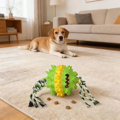 Fukumaru Balle friandises chien TPR flexible et robuste