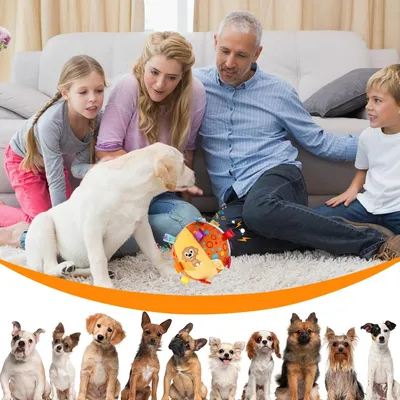 Fukumaru Jouet chien intelligent puzzle avec bruisseur interactif