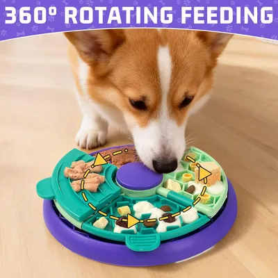 Fukumaru Jouet chien intelligent anti-glouton slow feeder