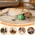 Fukumaru Balle interactive chien avec friandises TPR durable Fukumaru Balle interactive chien avec friandises TPR durable