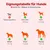 Yiankon Kauspielzeug für mittelgroße und große Hunde Nylon