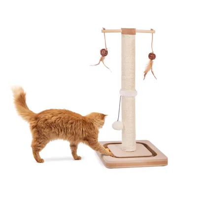 Canadian Cat Company Kratzstamm CHARLY Kratzsäule mit Spielschiene Canadian Cat Company Kratzstamm CHARLY Kratzsäule mit Spielschiene