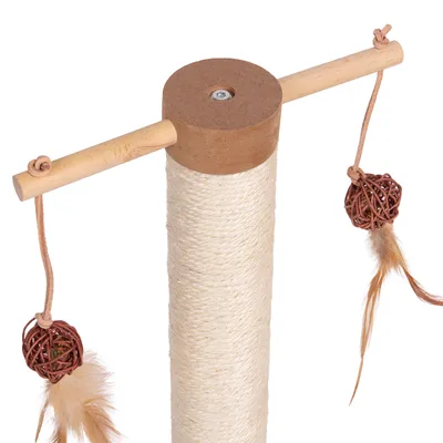 Canadian Cat Company Kratzstamm CHARLY Kratzsäule mit Spielschiene Canadian Cat Company Kratzstamm CHARLY Kratzsäule mit Spielschiene