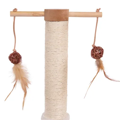Canadian Cat Company Kratzstamm CHARLY Kratzsäule mit Spielschiene Canadian Cat Company Kratzstamm CHARLY Kratzsäule mit Spielschiene