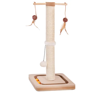 Canadian Cat Company Kratzstamm CHARLY Kratzsäule mit Spielschiene Canadian Cat Company Kratzstamm CHARLY Kratzsäule mit Spielschiene