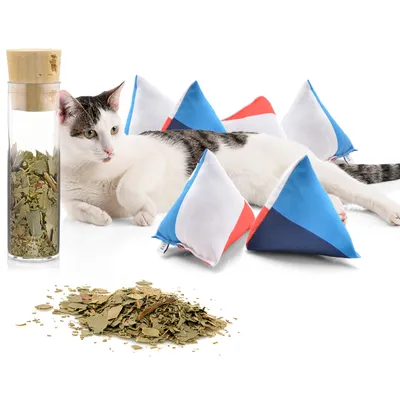 Canadian Cat Company Schmusekissen 6er-Set Katzenminze Pyramide XL Canadian Cat Company Schmusekissen 6er-Set Katzenminze Pyramide XL