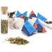 Canadian Cat Company Schmusekissen 6er-Set Katzenminze Pyramide XL