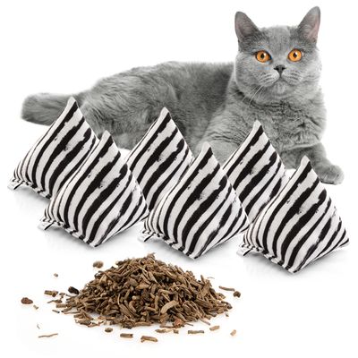 Canadian Cat Company Schmusekissen 6er-Set Baldrian Pyramide XL
