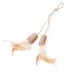 Canadian Cat Company Matatabi Doppel-Stick mit Federn & Kordel
