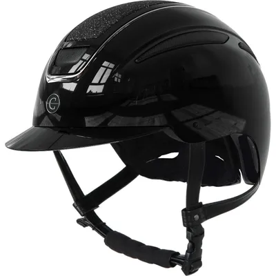 Covalliero Elite - Casque d'équitation femme, coque ABS, noir