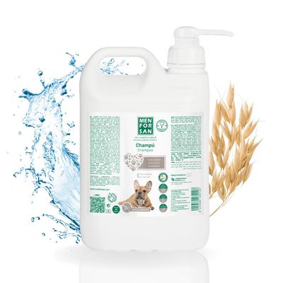 Menforsan - Shampoing à l'avoine pour chien à peau sensible, 5 l