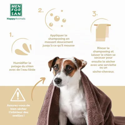 Menforsan - Shampoing à l'avoine pour chien à peau sensible, 5 l Menforsan - Shampoing à l'avoine pour chien à peau sensible, 5 l