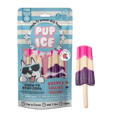 Pup Ice Dog Snack Rocket Lollies "M" 1 x2 Stück