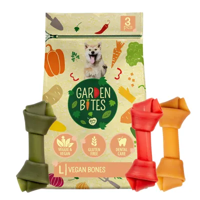 DUVOPLUS Garden Bites — Os vegan pour chien Large x3