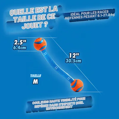 Chuckit! CHUCKIT — Jouet pour Chien Ultra Duo Tug Taille M