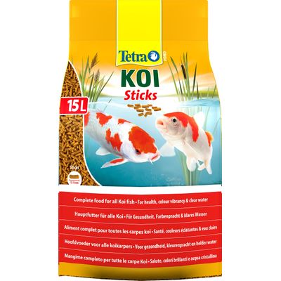 TETRA Pond — Bâtonnets variés pour poissons koï 15L