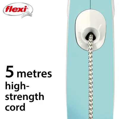 Flexi New Comfort - Laisse rétractable à cordon pour chien