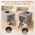 Nobleza Arenero de Acero Inoxidable para Gatos con Cajón Nobleza Arenero de Acero Inoxidable para Gatos con Cajón