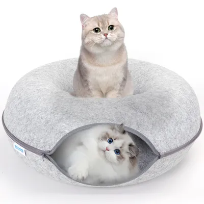 Nobleza Gato Túnel para Gatos de Fieltro