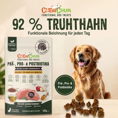CHEWCHUM Hundesnacks Digestive Support