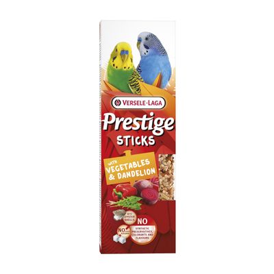 Versele Prestige Sticks Kleinsittiche mit Gemüse & Löwenzahn
