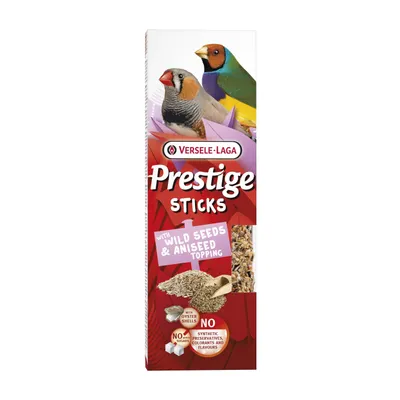 Versele Prestige Sticks Kleine Sperlingsvögel mit Wildsamen & Anistopping Versele Prestige Sticks Kleine Sperlingsvögel mit Wildsamen & Anistopping