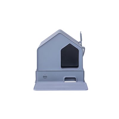 Quapas Cat Litter House Soft Grey