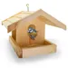 Silberkraft DIY Vogelhaus – Futterhaus für Wildvögel zum Aufhängen