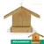 Silberkraft DIY Vogelhaus – Futterhaus für Wildvögel zum Aufhängen