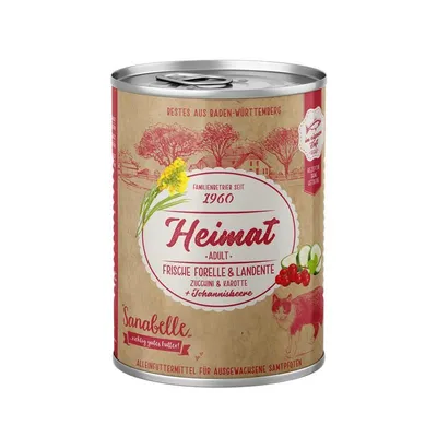 Sanabelle HEIMAT Nassfutter Adult 12x400g Sanabelle HEIMAT Nassfutter Adult 12x400g