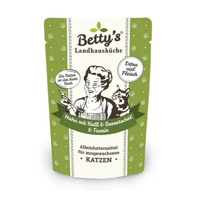 Betty´s Landhausküche Katze mit Borretschöl 12x100gP Betty´s Landhausküche Katze mit Borretschöl 12x100gP